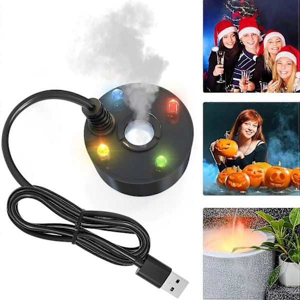 LED akvarie tågegenerator toplys fisketank undervands lampe USB for klar vandeffekt