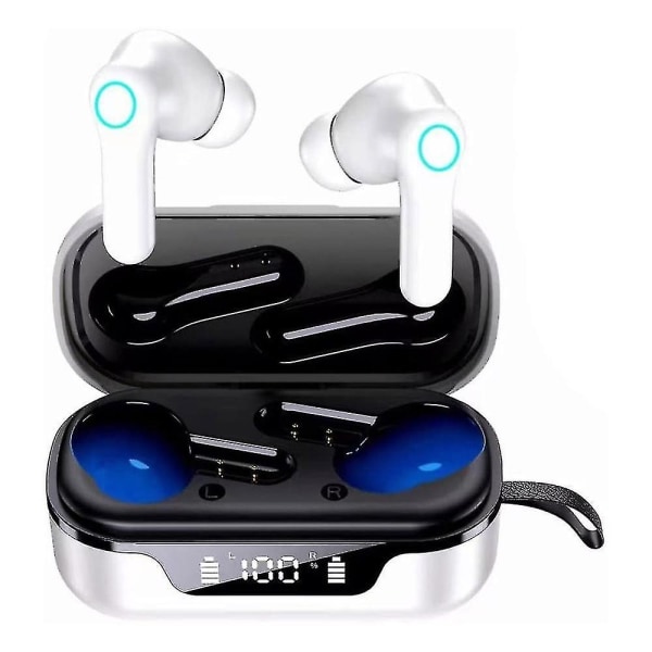 Bluetooth5.0-øretelefoner Ekte trådløse hodetelefoner Hifi-musikk-ørepropper Støyreduksjon Ørekroker Tws Heads