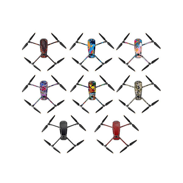 For 3 Rc Pro Dekal Skin Vinyl Wrap Film Fjernbetjening Kropsbeskyttende Sticker Coat, Blå A