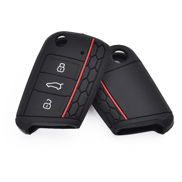 Key Remote Case Cover Shell For Golf 7 Mk7 Skoda A7 Silikon Biltilbehør