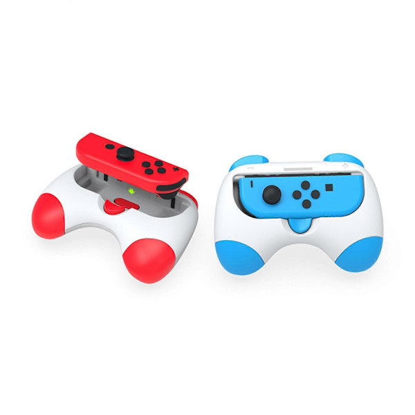2-pack Greppkit för Switch/Switch OLED-kontroller, Slitstarkt handgrepp för Switch/Switch OLED-kontroller