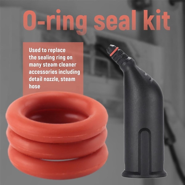 O-ring gummiring 10-pack lämplig för Karcher SC2 SC3 SC4 SC5 CT10 ångtvätt