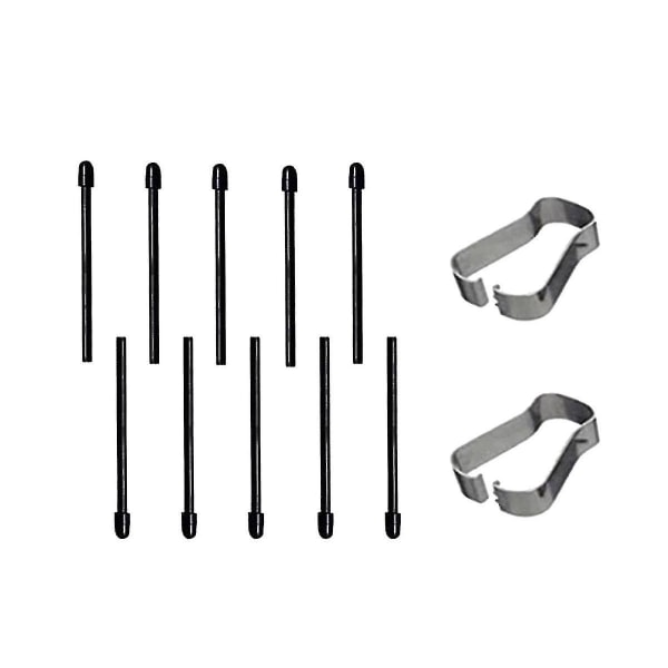 (10 pakke) Marker Pen spidser/spidser til bemærkelsesværdige 2 Stylus Pen erstatnings spidser/spidser Blød (sort)