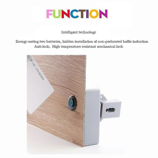 DIY RFID-lukko puukaapin laatikon lukolle - näkymätön elektroninen kaapin lukko