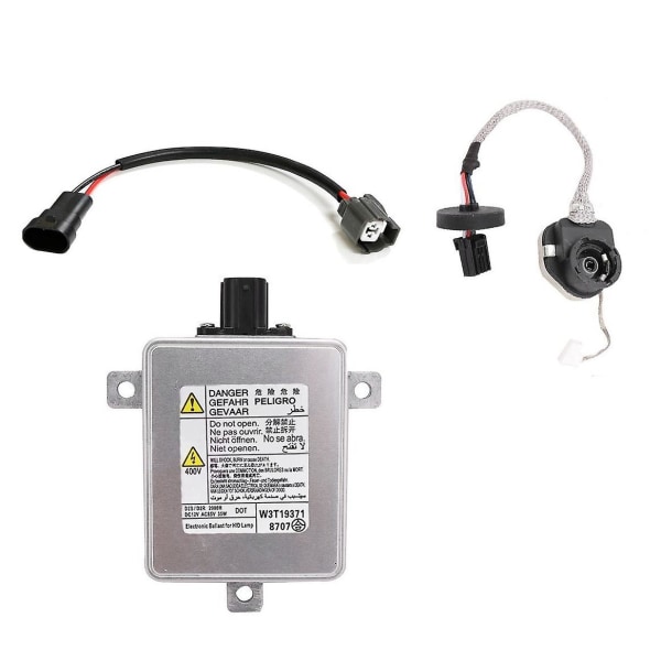 W3T19371 W3T15671 W3T16271 W3T20971 Xenon HID Forlygteballast med Tænding og Strømkabel til 2006-2014 Acura 2004-2014 Honda 2007-2014 Mazda 2007-