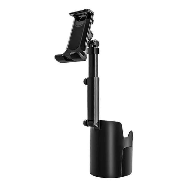 2-i-1 Roterende 360° Multifunksjonell Bilkoppholder og Telefonfeste Dobbel Utvider A