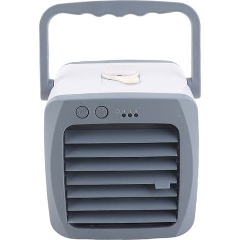 Mini bærbar aircondition/luftfugter/blæser med USB-interface. Ideel til soveværelser, kontorer og andre steder.