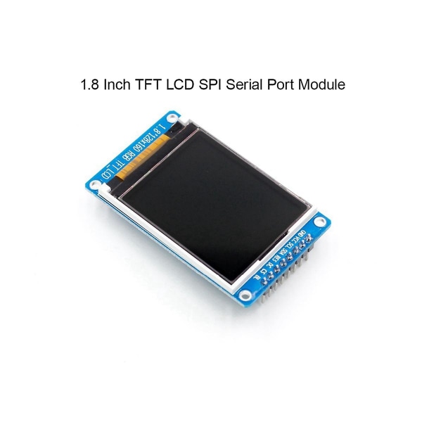 1,8 tuuman täysvärillinen 128x160 Spi täysvärinen kannettava Tft Lcd-näyttömoduuli St7735s 3.3v Ole-korvaava