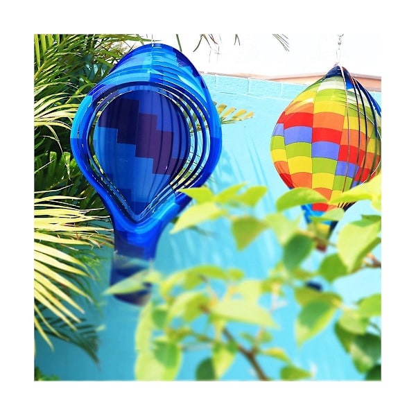 4 stk. 8 tommer Sublimeringsvindmølle Blanke Sublimeringsblanker Varmtluftballon Form Ornament Til Ya