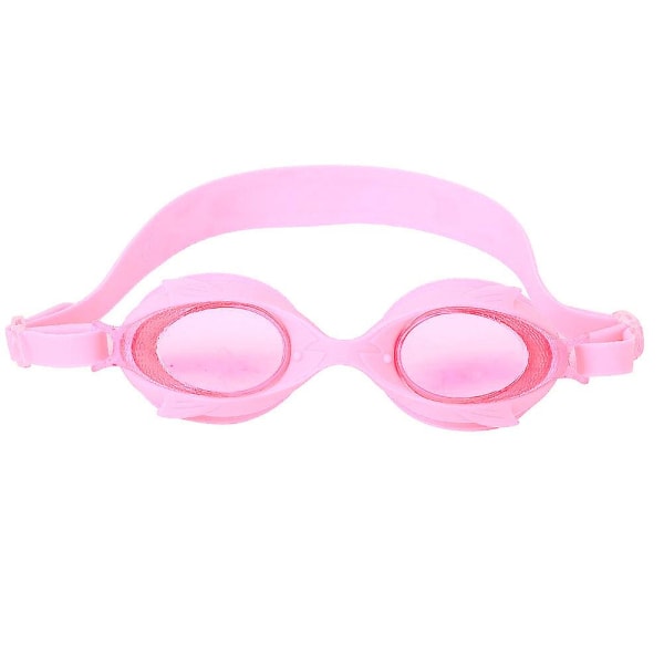 Tecknade simglasögon Söta fiskformade anti-dimma justerbara simglasögon för barnrosa