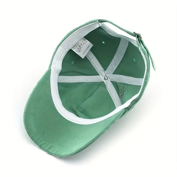 Slidt Vintage Baseball Cap med Bogstavbroderi - Unisex Hip Hop Solhat til Mænd og Kvinder