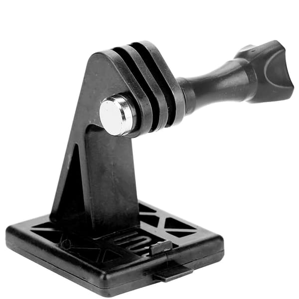 Bærbar Hjelmkamera Adapter Base Mount - Letvægts Nylon (Sort)