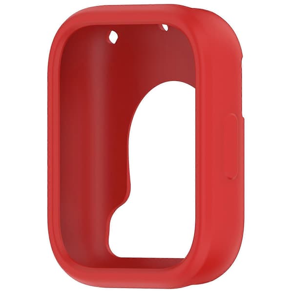 För Xiaomi Redmi Watch 5 Active Silikon Klockfodral Stötsäker Stötfångarram - Röd