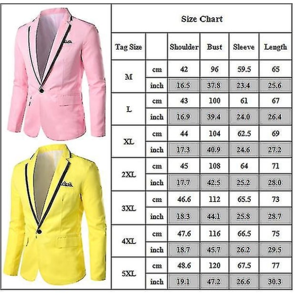 Mænd Formel smokingjakke Middagsdragt Bryllup Business Slim Fit Blazer Coat