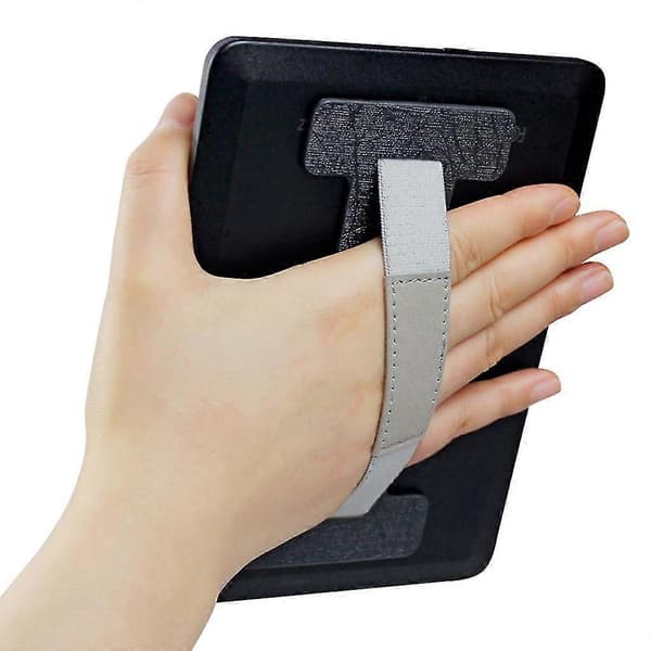 Sikkerhed Håndrem Holder Læder Fingergreb til Tablet til Kindle