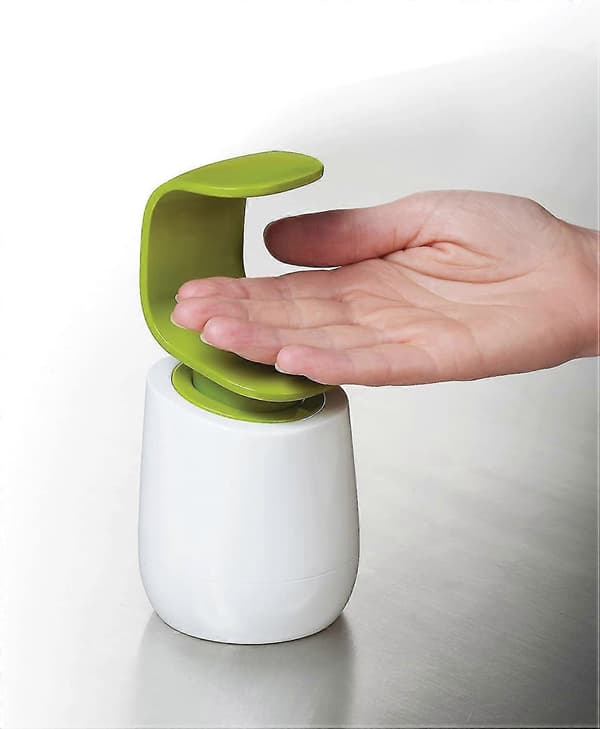 C-pump - Sæbedispenser - Hvid / Grøn