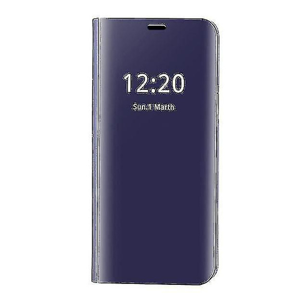 Samsung Galaxy S10 Plus Clear View Folio-fodral - Mörkt