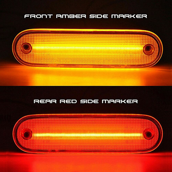 4x LED-sidomarkörljus Rökfärgad Lins Fram Bak Blinkerslampor Kompatibel Mazda MX-5 MX5 Miata 1990-2005