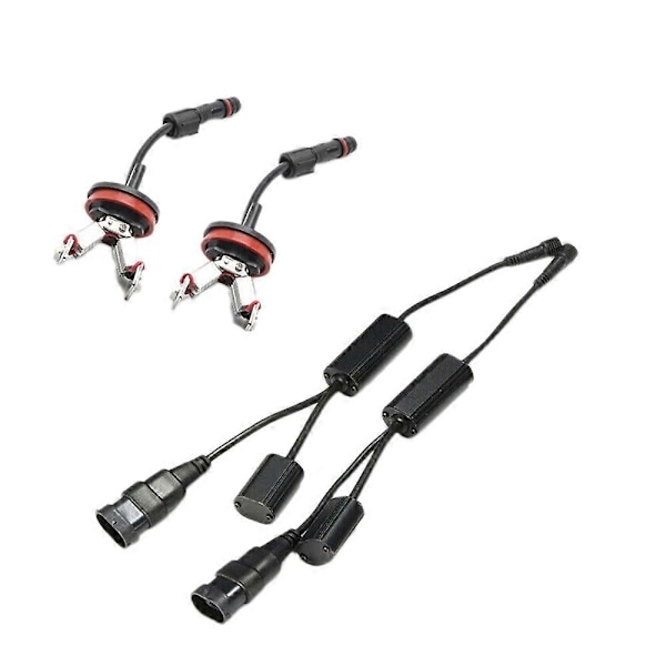 1 Sett Bil Angel Eyes LED Lys H8 6W Hvite Pærer for E90 E92 E93 E89 E60 E70