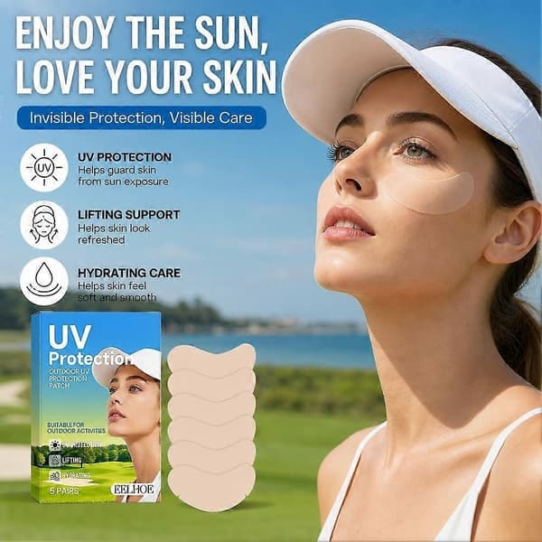 UV-skyddande plåster för utomhusbruk - 5 par/förpackning