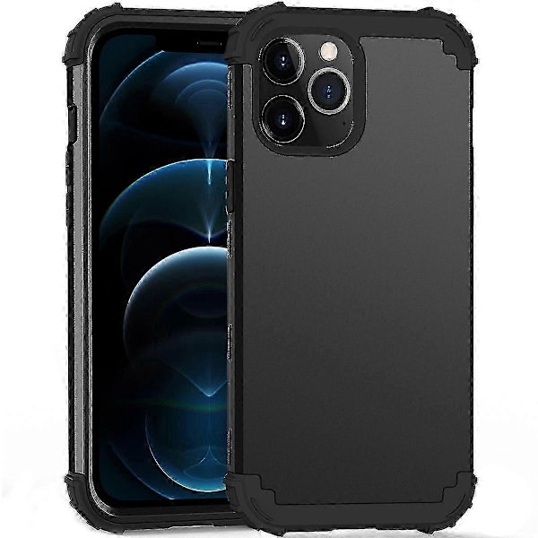 PC+ Silikon Tre-delt Passform For iPhone 12 Pro Max