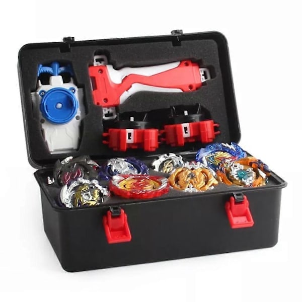 XD168-21A Bey Battling Top Burst Gyro Leksakssats 12 Snurrande Toppar 3 Slungor Stridsspel