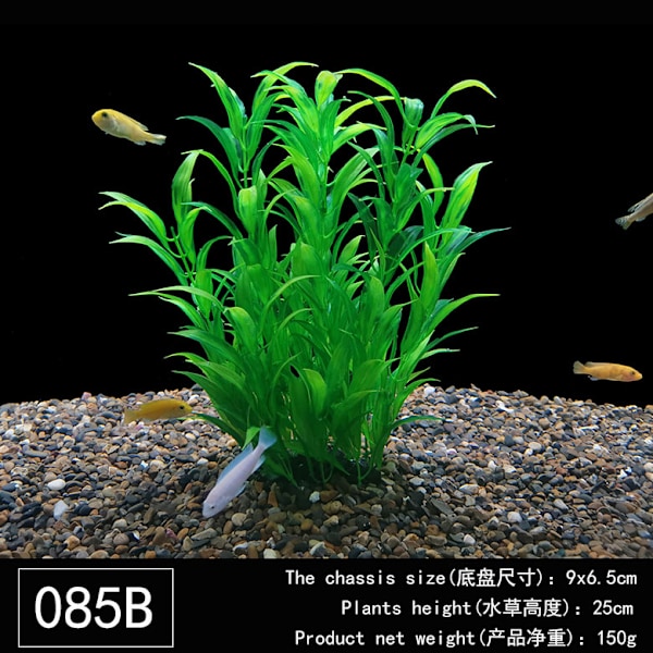 Akvarium kunstige planter, store akvarium planter plastik fisk