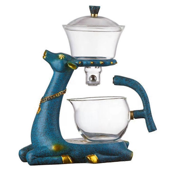 Hjorte Glas Tekande Tyrkisk Drypkande Infuser Te Kaffe Potte Varmebestandig Glas Tekande Puer Kedel F