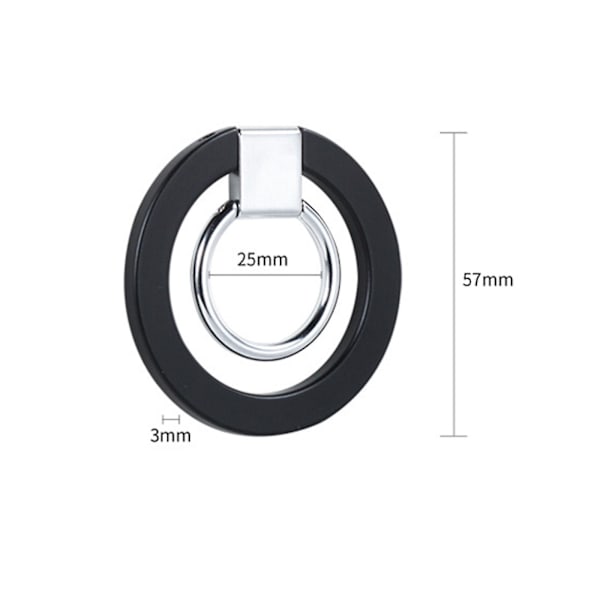 Magnetisk telefonringhållare, justerbart telefonstativ kompatibelt med iPhone 13