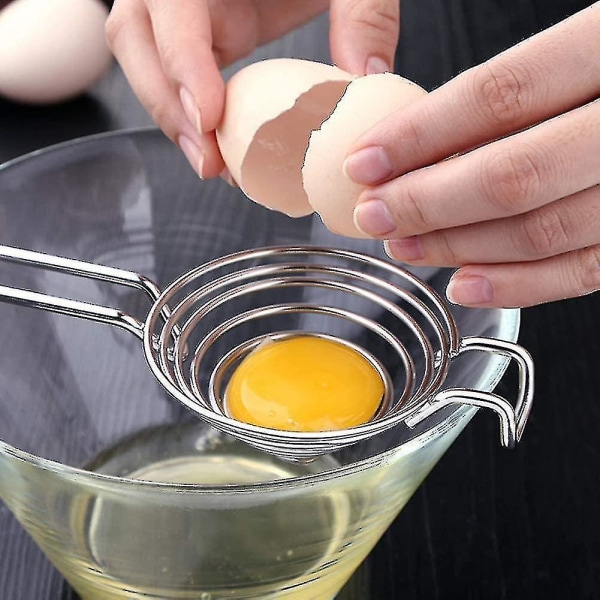 Munanerotin, Kätevä munanvalkuaisnerotin Keittiön ruostumattomasta teräksestä valmistettu munanerotin (1 kpl)