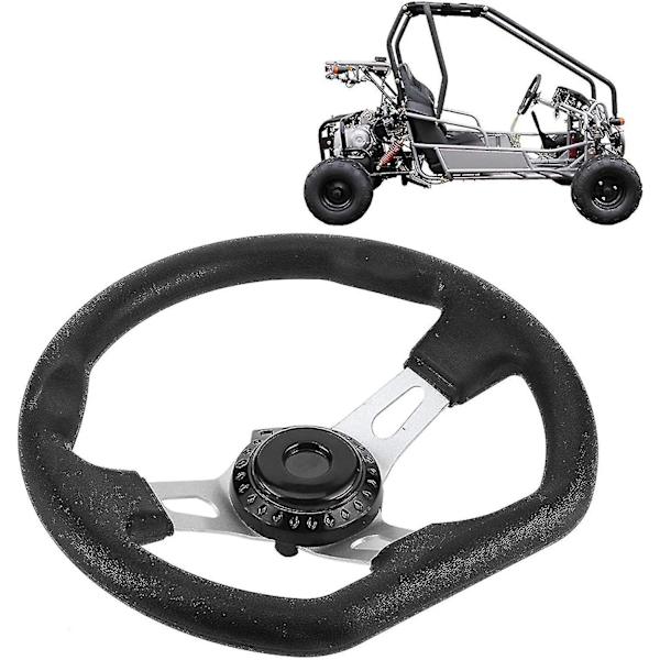 Huncv Go-kartin ohjauspyörä 270mm kilpa-auton lisävaruste Buggy Go-kart