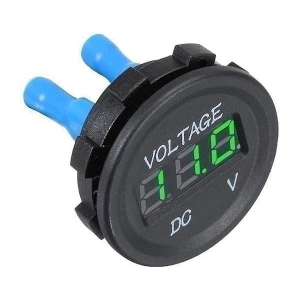DC 12V LED Panel Digital Voltmeter Display Voltmeter Til Båd Marine Køretøj Motorcykel Lastbil A