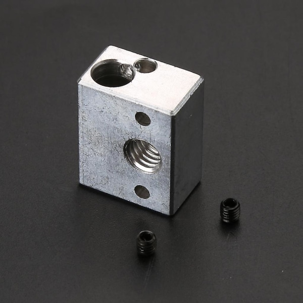 3D-printer varmeblokk i aluminium for Ender 3 S1 V6 Hotend Extruder