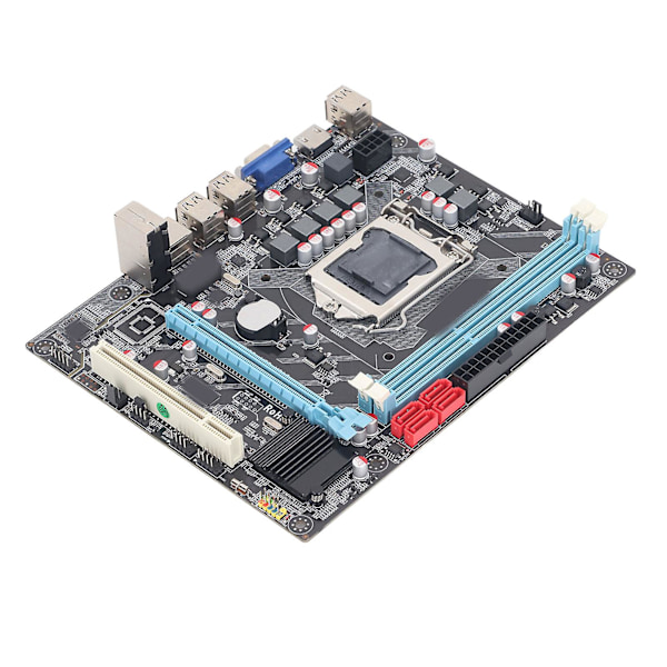 DDR3 Bundkort 1 PCIex16 4 SATA2.0 DDR3 6 USB2.0 1000M Netværk 24PIN Strøm LGA 1156 Bundkort til Computer PC