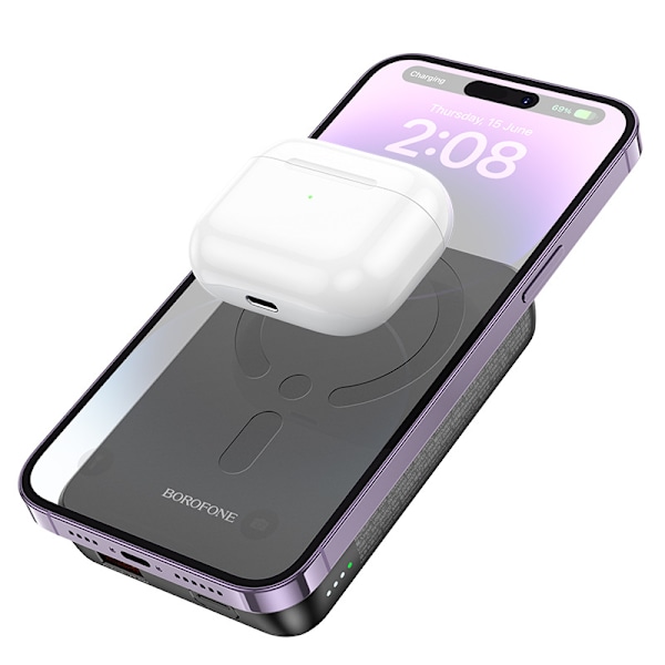 Powerbank, Bærbar Lader 10000mAh, PD 20W Hurtiglading, Passer til Alle Telefontyper