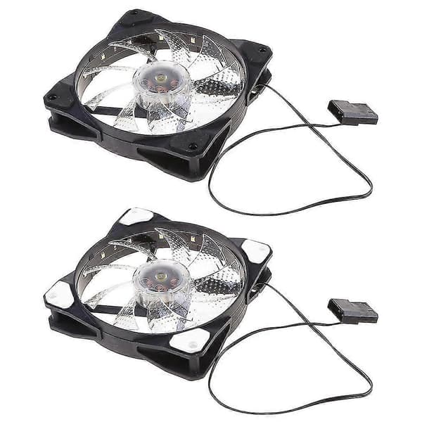 3-pins/4-pins 120mm Pwm Pc Computer Til Kabinet Cpu Køler Køleventilator Med Led Lys