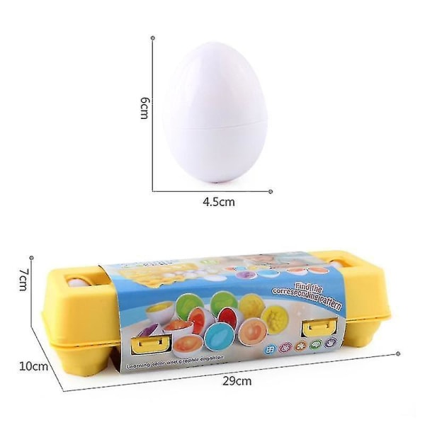 Leker Leker Egg 3d Puslespill Læring Utdanning Leker Smart Math Games Egg Sorter