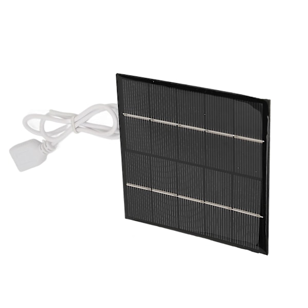 Mini USB Kannettava Kevyt Polykristallinen Piikiekko Pieni Aurinkopaneeli 5V 1.2W Matkapuhelimelle