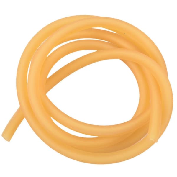 Luonnonkuminauhaputki Elastinen 2x5mm Keltainen Koko: 1m