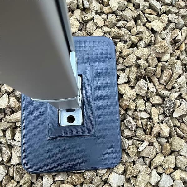 Markisestabilisatorpuder til autocamper - 3D-printet, skridsikker, 14 cm, camping, sort B 1pcs