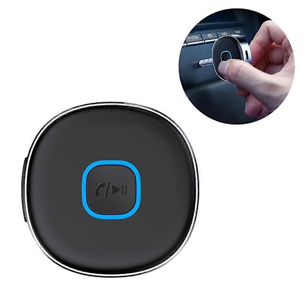 Kannettava 3,5 mm Aux Bluetooth-auton sovitin, Bluetooth 5.0 langaton äänen vastaanotin auton stereoon/kotistereoon/johdolliseen
