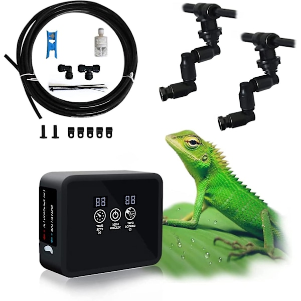 Intelligent Reptile Misting System, Automatic Terrarium Misting System, Rainforest Misting System, Indoor Plant Watering System