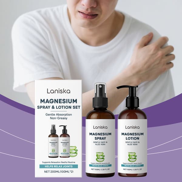 100 ml + 100 ml/låda Laniska Kropp Lugnande och Återfuktande Vårdsset