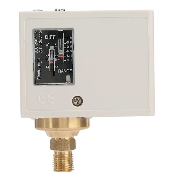 Elektronisk G1/4 Trykstyringsswitch Luft Vandpumpe Kompressor Trykregulator YEMAA