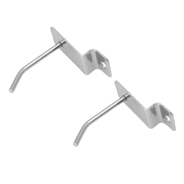 25x Slatwall Enkelt Hengerkrok Pin Display Beslag Prong Hanger Shop 5cm Krok