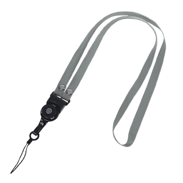 Enfärgad randig två-i-ett avtagbar roterande halterneck lanyard 19 tum