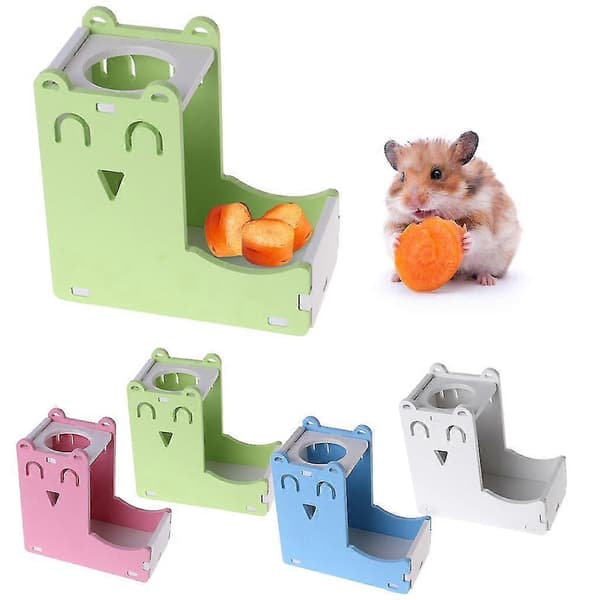 Foderautomat til kæledyr Vandskål Stand Hamster Vandautomat Holder Stand til Hamster
