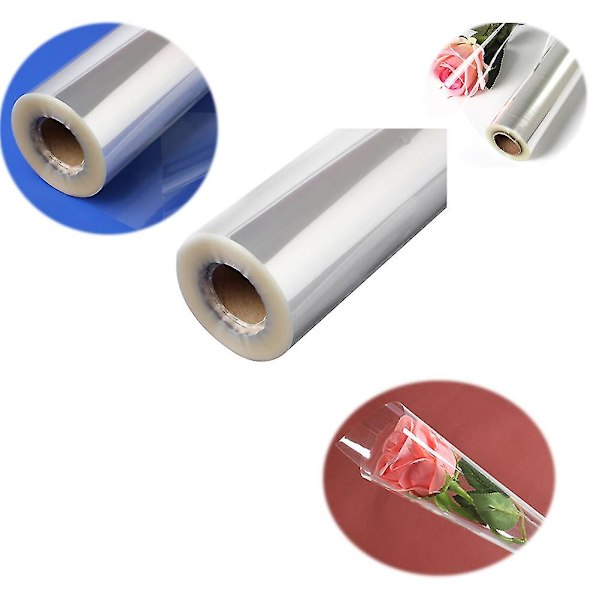 1 Rulle Klar Cellofanfolie för Presentblombuketter Korgar Inpackning Konst och Hantverk