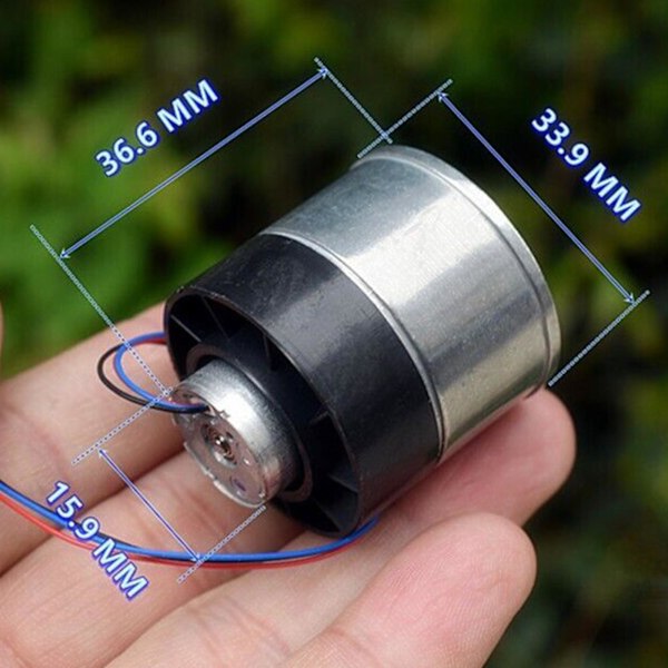 Borstlös DC 12V Motor Kanalfläkt 20000 RPM Miniatyr Trefasmotor js