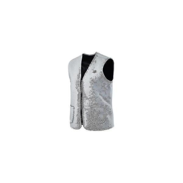 Vintervarmevest Herre Dame Usb elektrisk oppvarmet jakke Vaskbar termisk klær (grå, størrelse 2xl) Xxf